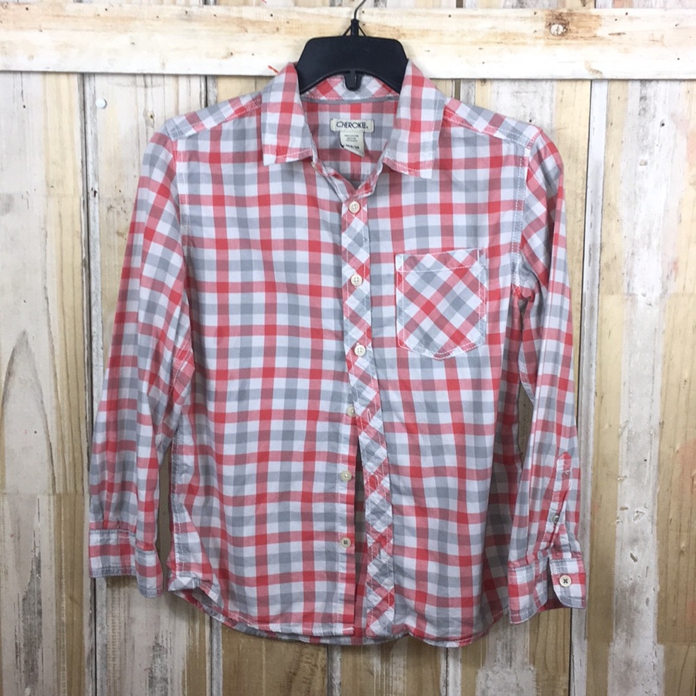 Kids Cherokee Button Down Shirt